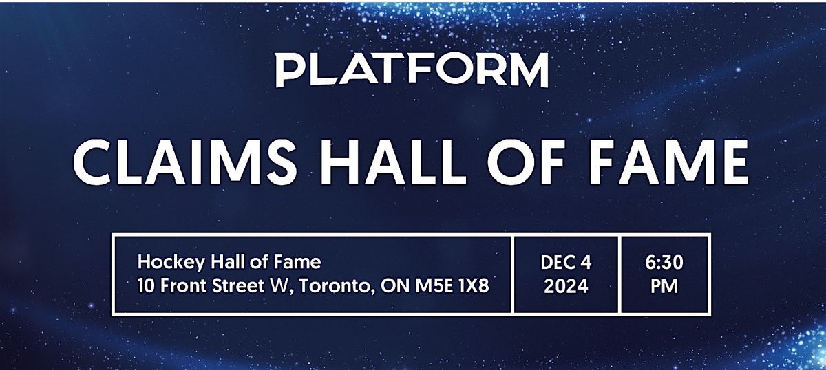 PLATFORM Claims Hall of Fame