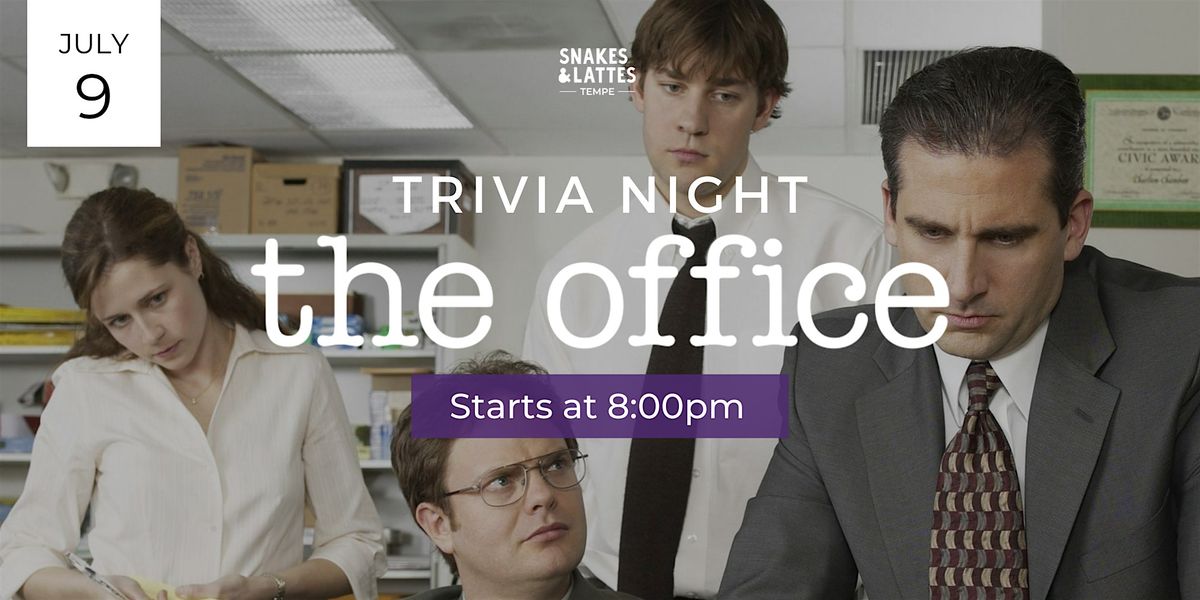 The Office Trivia Night - Snakes & Lattes Tempe (US)