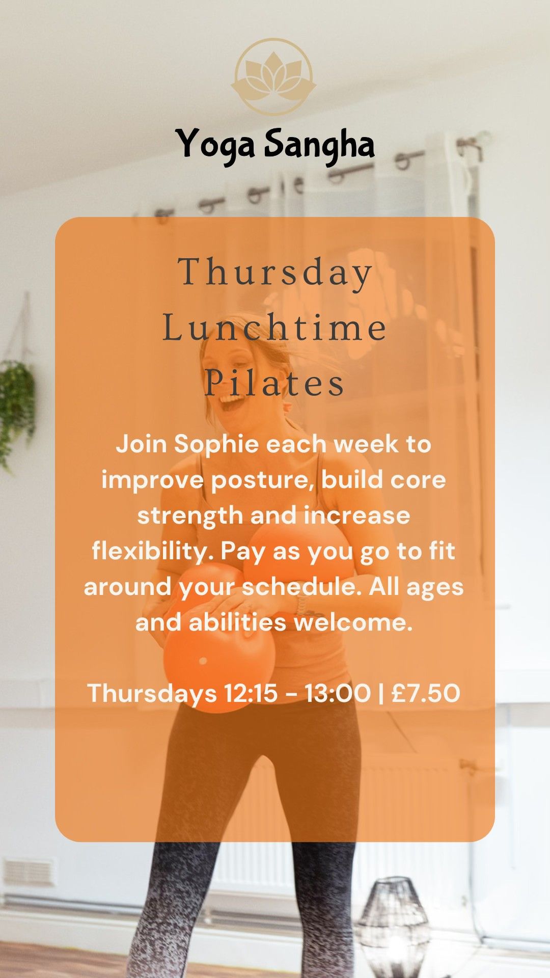 Thursday Lunchtime Pilates 