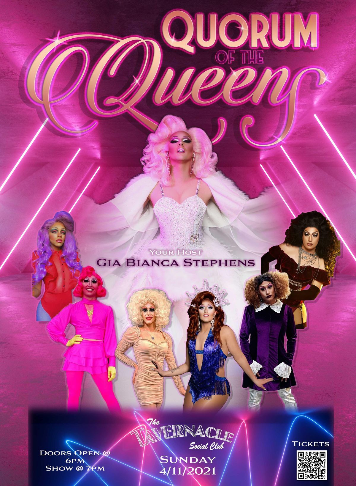 Quorum of the Queens Drag Dinner Shows at The Black Sheep Foothill