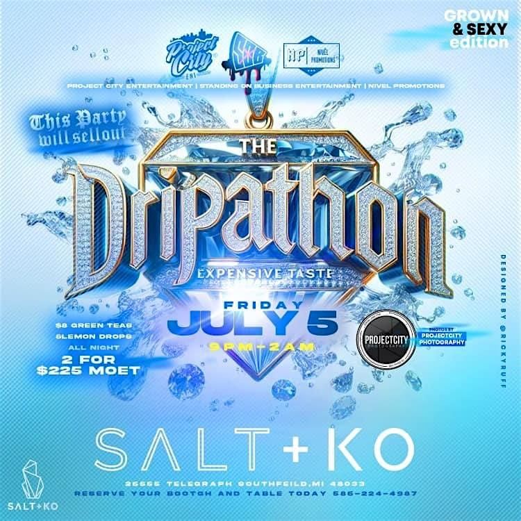 The Dripathon at Salt+ Ko