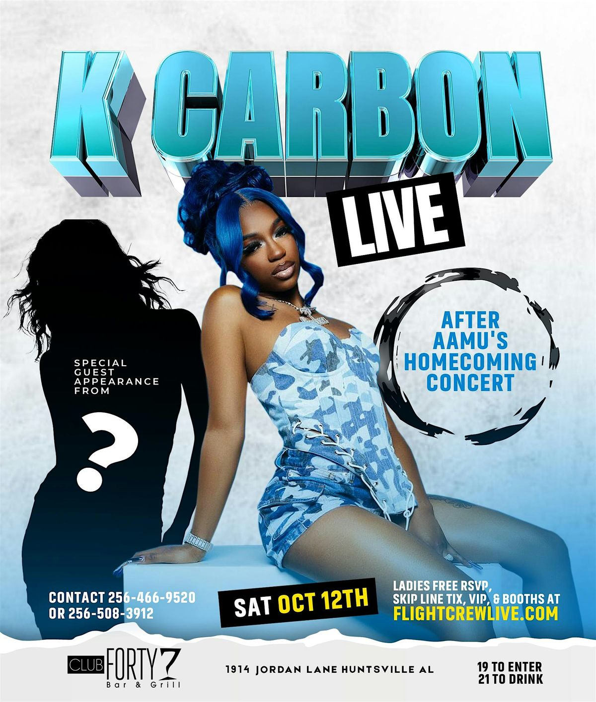 ALABAMA A&M HOMECOMING PARTIES!! (Webbie X K Carbon Live)