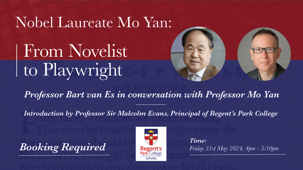 In conversation with Nobel Laureate Mo Yan:  from novelist to playwright