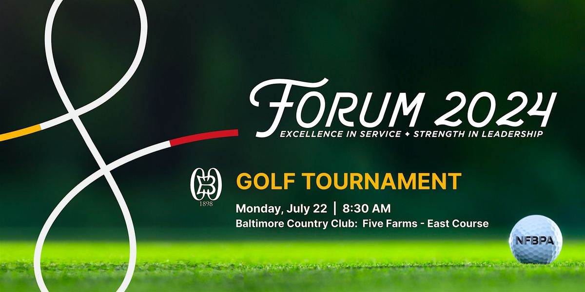 FORUM 2024 Golf Tournament