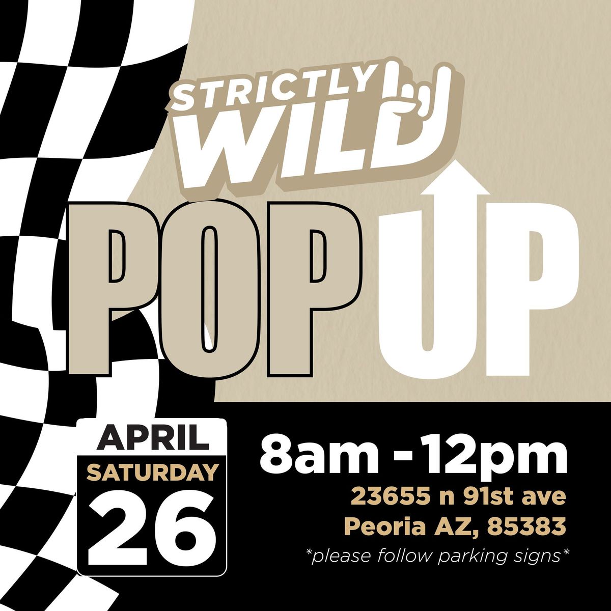 Strictly Wild Pop Up