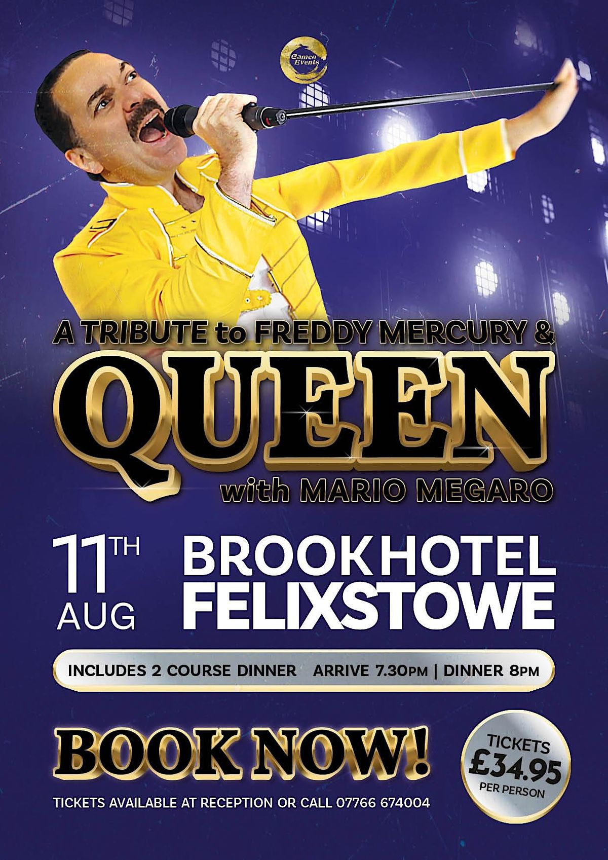 A Tribute To FREDDIE MERCURY & QUEEN with MARIO MEGARO