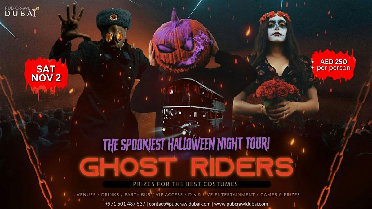 Halloween Pub Crawl in Dubai: Ghost Riders