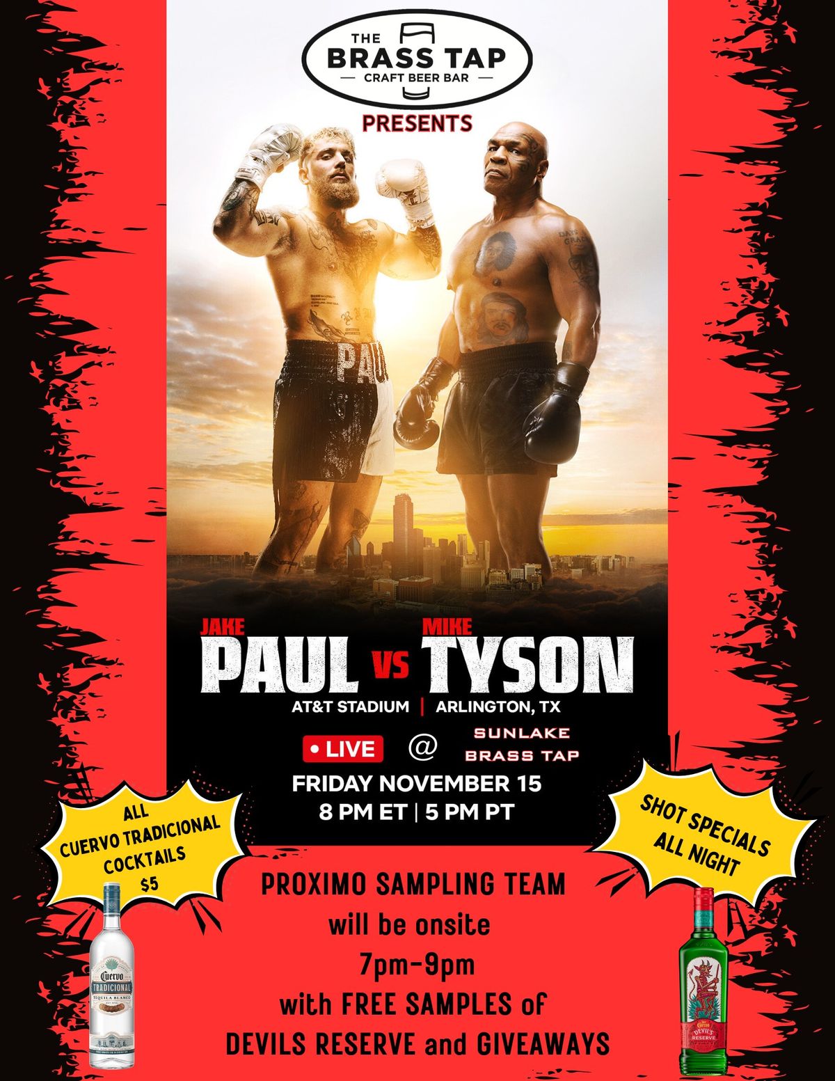 Paul vs. Tyson Fight Party