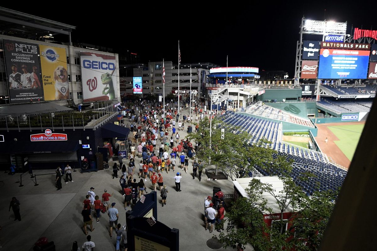 Parking San Diego Padres at Washington Nationals