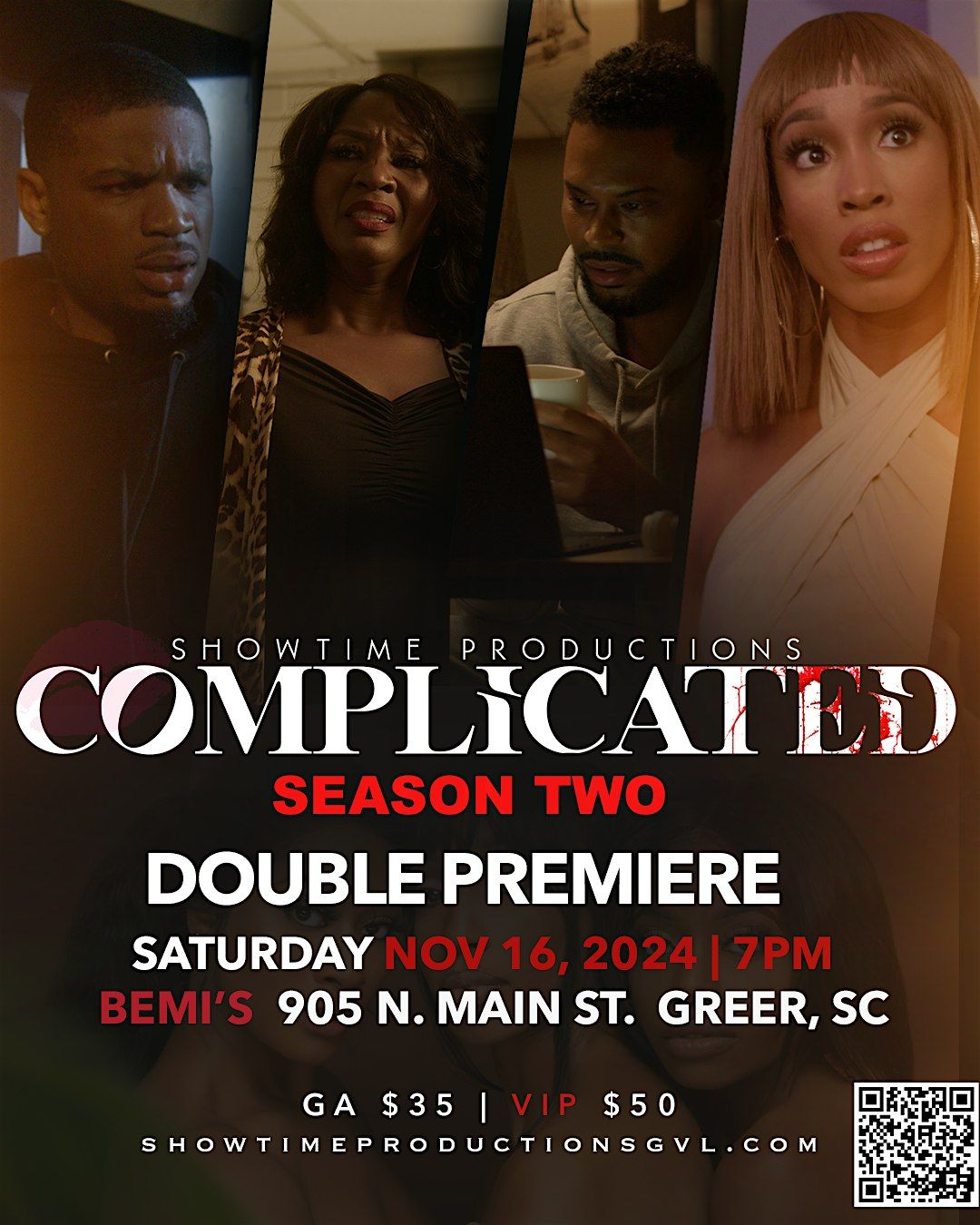 Showtime Productions "Complicated Universe " Double Premiere