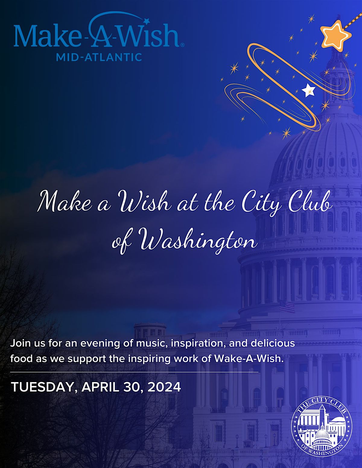 Make a Wish with City Club of Washington