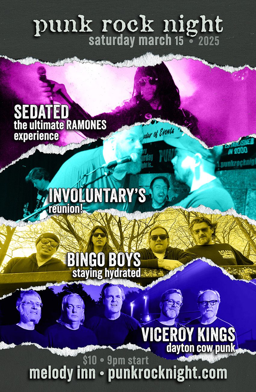 Sedated, Involuntary\u2019s, Bingo Boys, Viceroy Kings