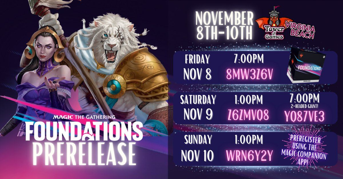 MTG Foundations Prerelease