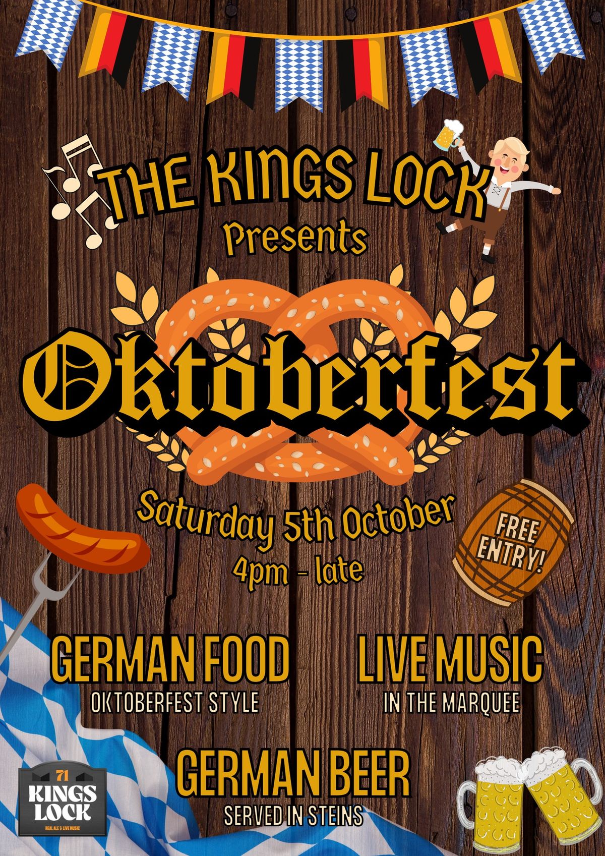 Oktoberfest at The Kings Lock