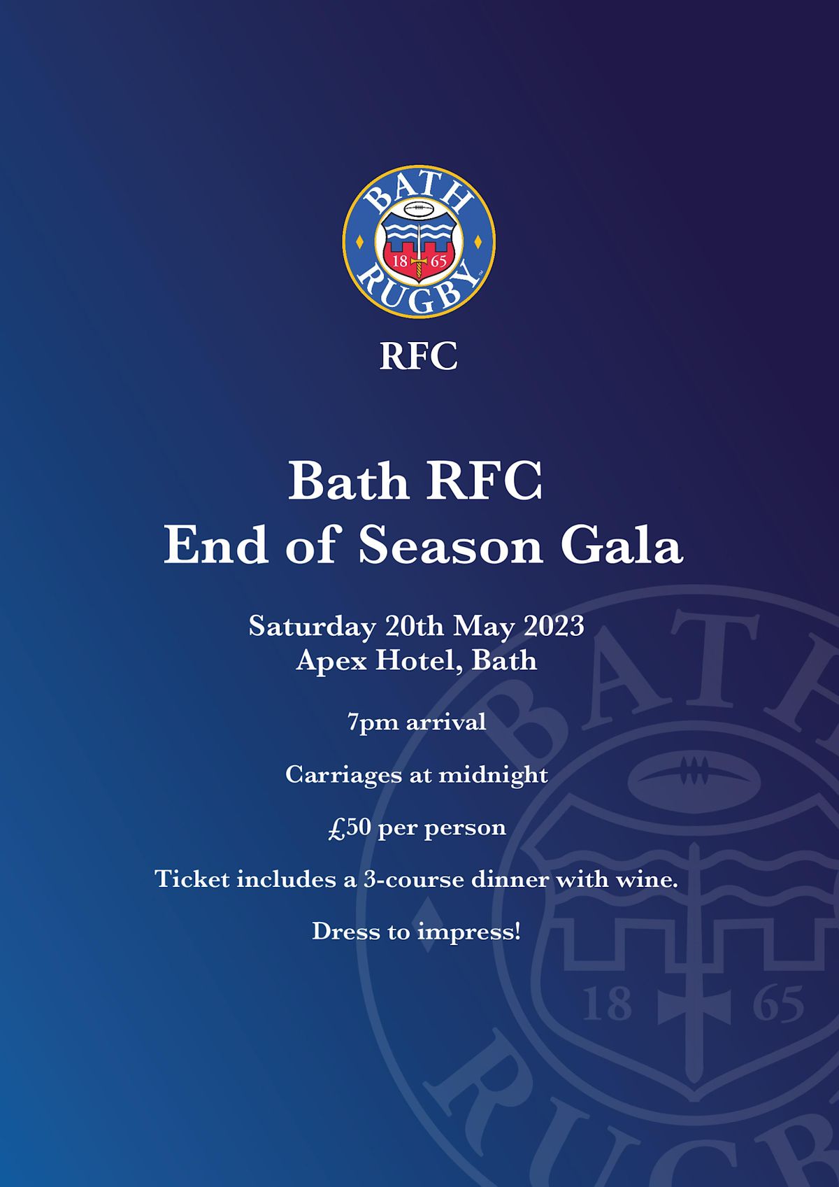 Bath RFC End of Season Gala