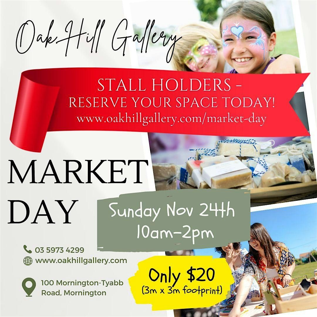 Oak Hill Gallery Market Day Stallholder