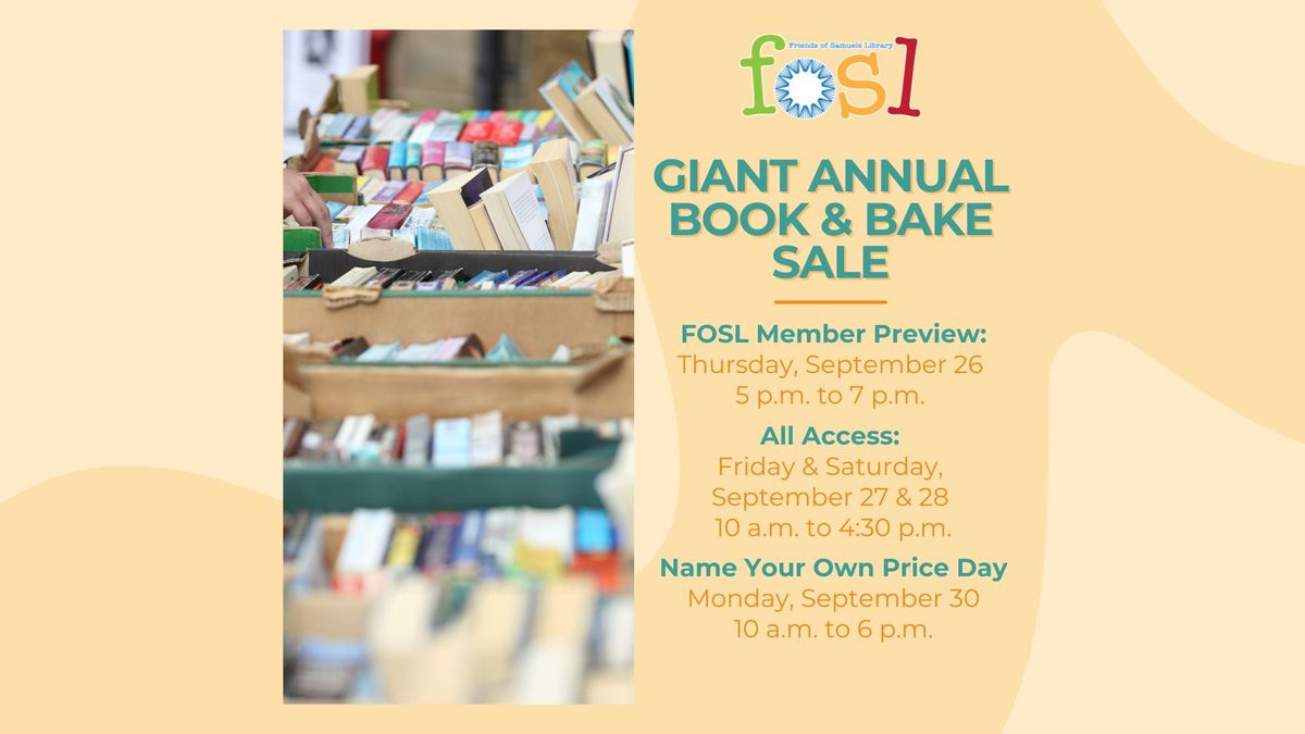 FOSL Annual Book Sale 