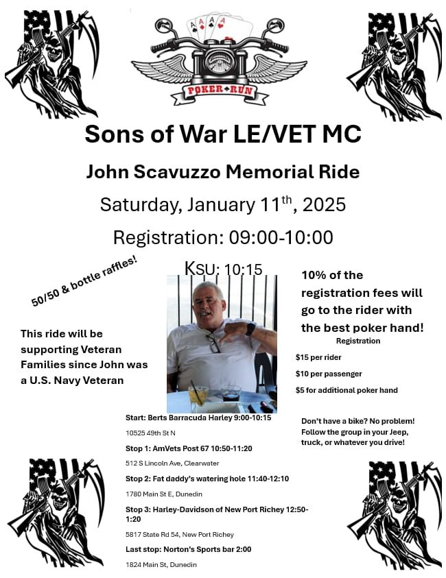 John Scavuzzo Memorial ride 