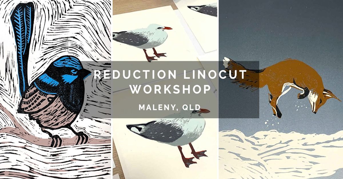 Reduction Linocut Printmaking Workshop