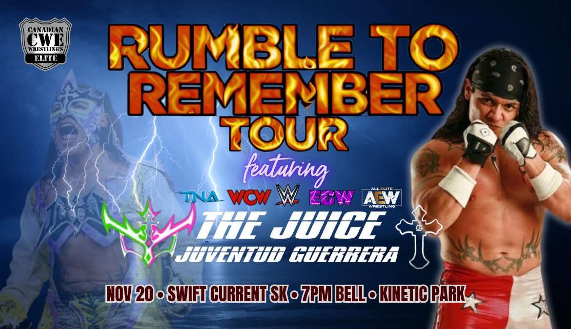 CWE Live In Swift Current Ft WCW\/WWE Lucha Libre Legend Juventud Guerrera & An Over The Top Rumble