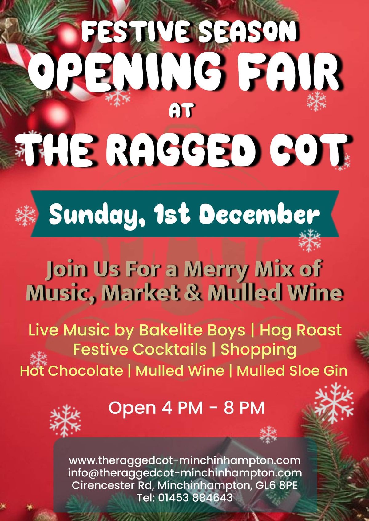 OPENING FAIR AT THE RAGGED COT