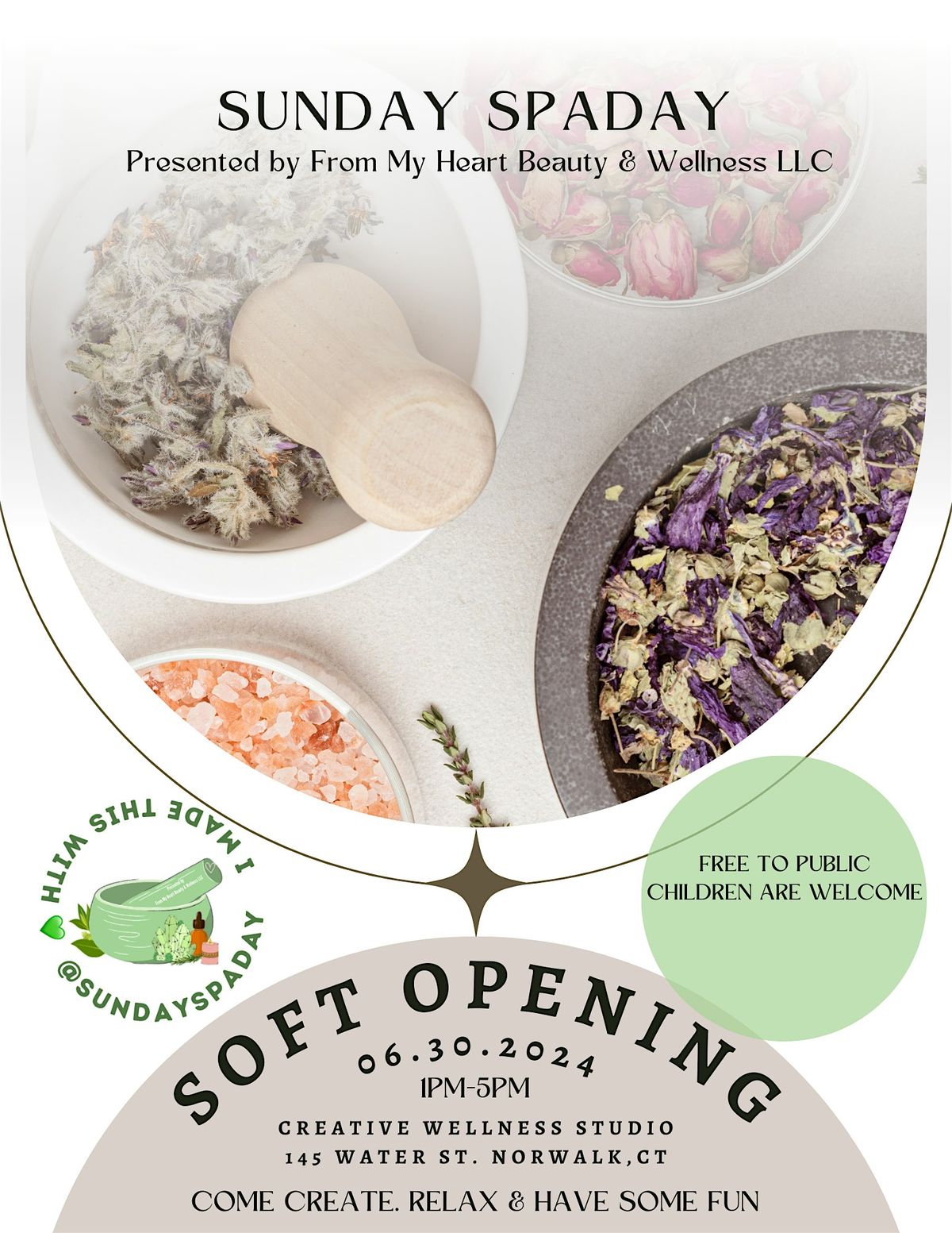 Soft Opening for  Sunday Spa Day Creative Wellness Studio