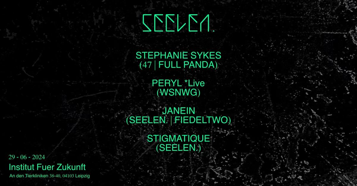 SEELEN. Records with Stephanie Sykes and Peryl*live