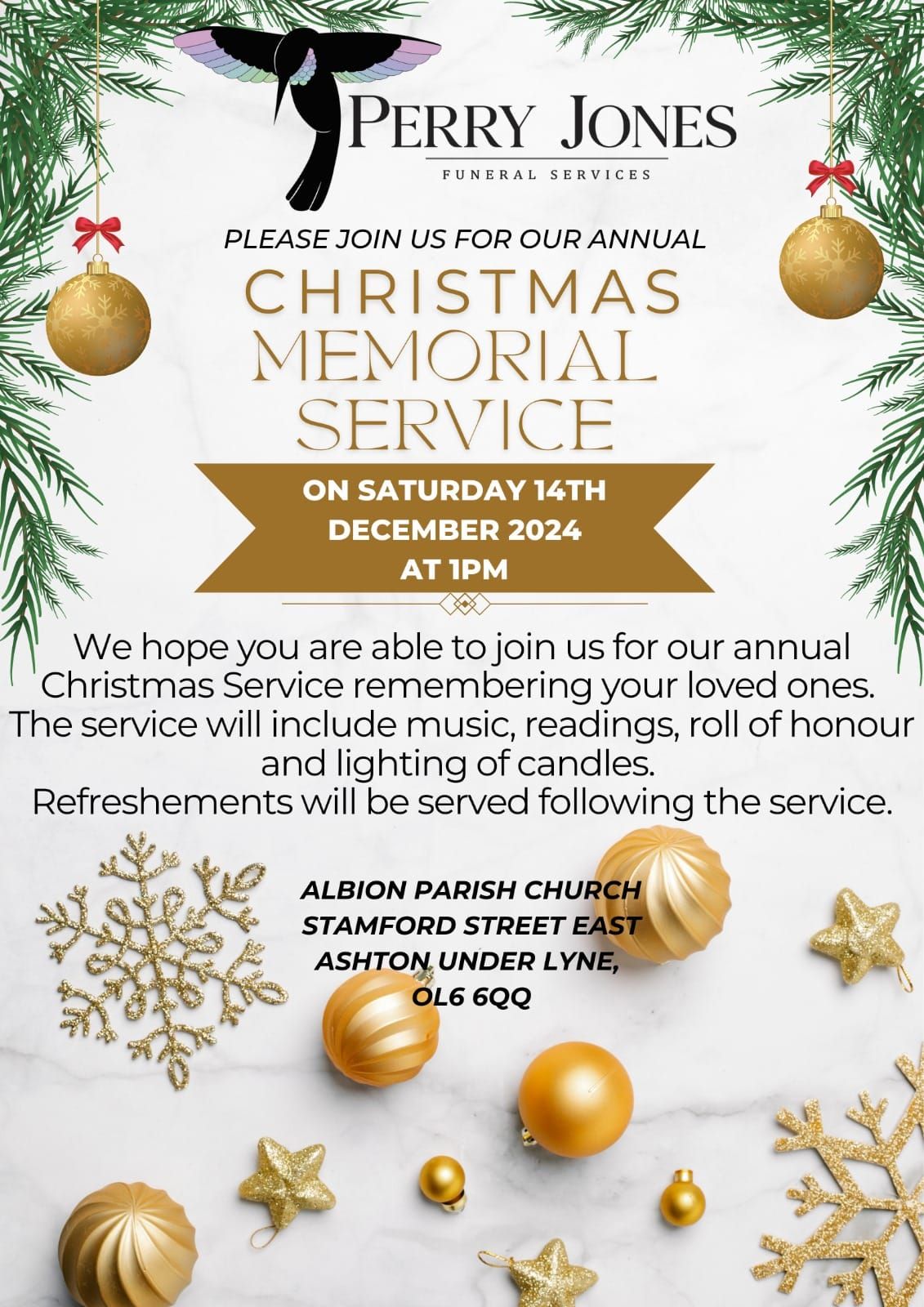 Christmas Memorial Service 