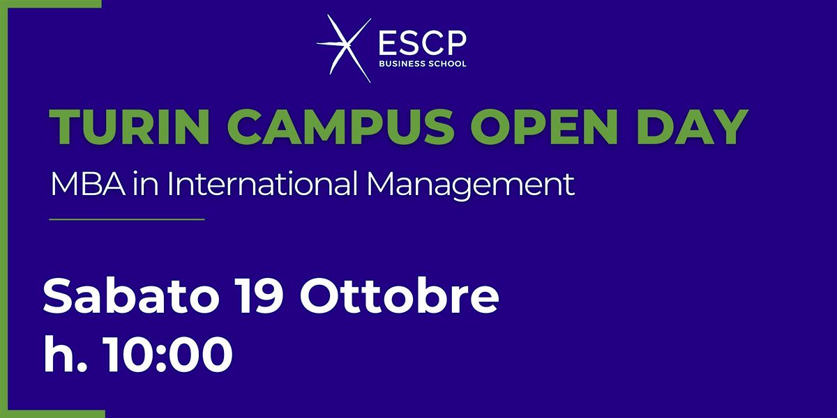 MBA in International Management - Open Day