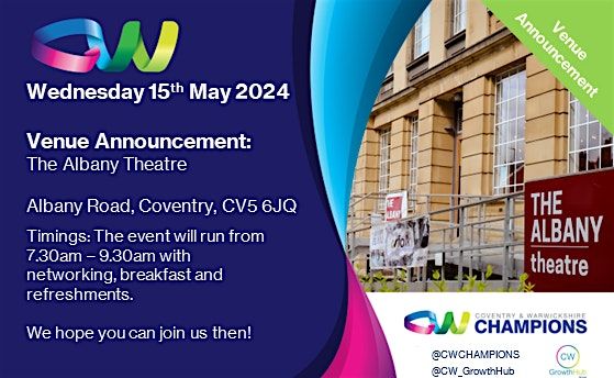 Coventry and Warwickshire Champions - May 2024