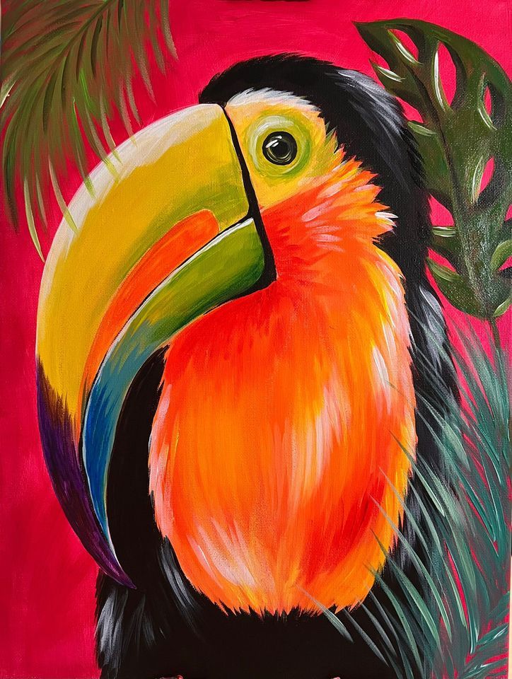 Join Brush Party to paint \u2018You Can Toucan\u2019 \u2013 at the Crafty Cow, Bristol