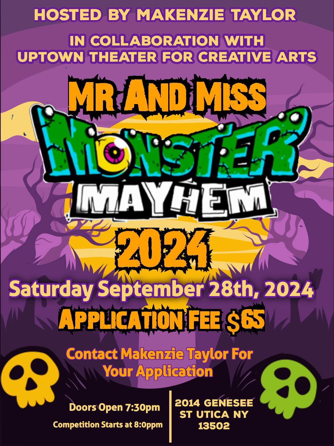 Mr and Miss Monster Mayhem 