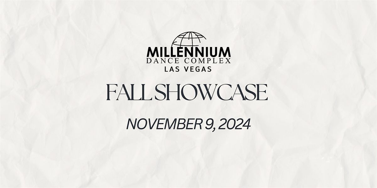 Fall  Showcase 2024 -3PM SHOWING