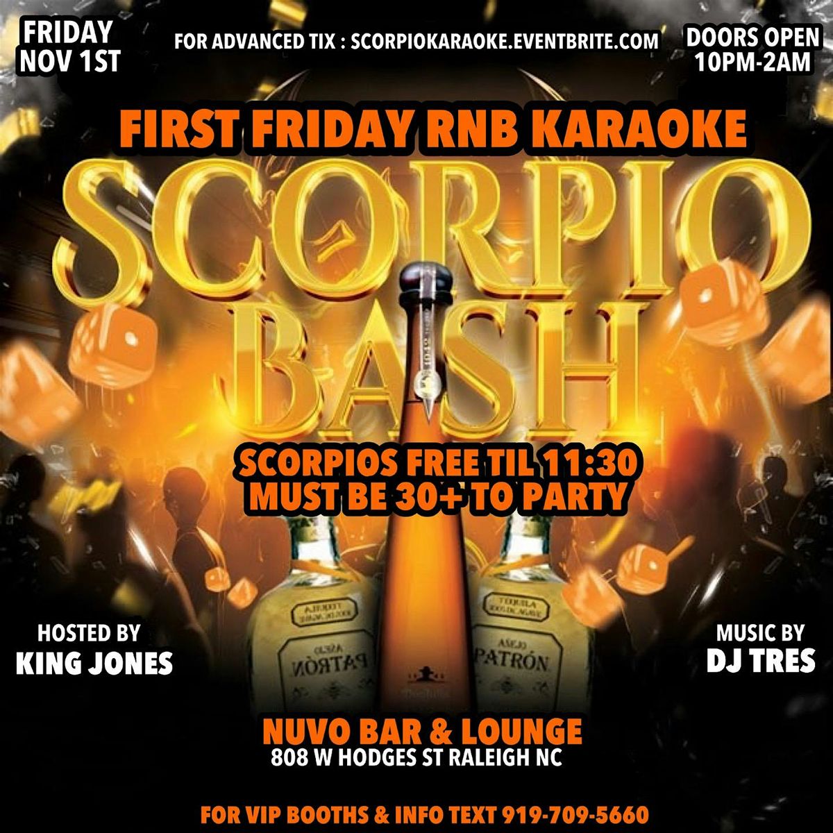 RNB Karaoke | First Fridays : Scorpio Edition