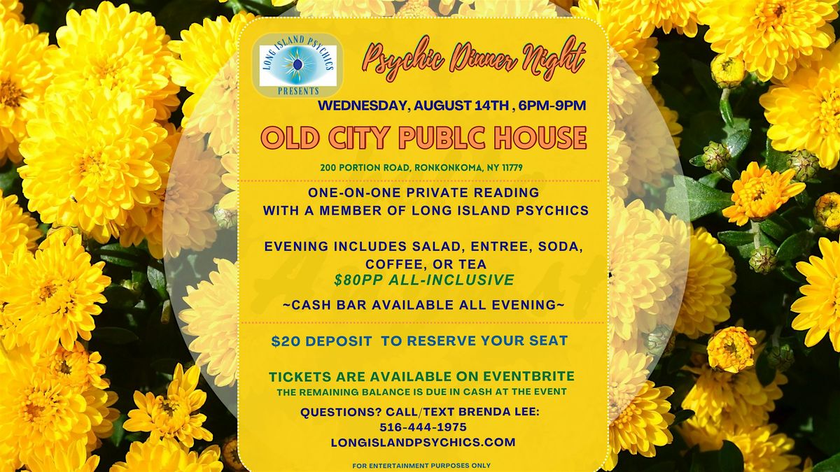 Psychic Dinner Night at Old City Public House