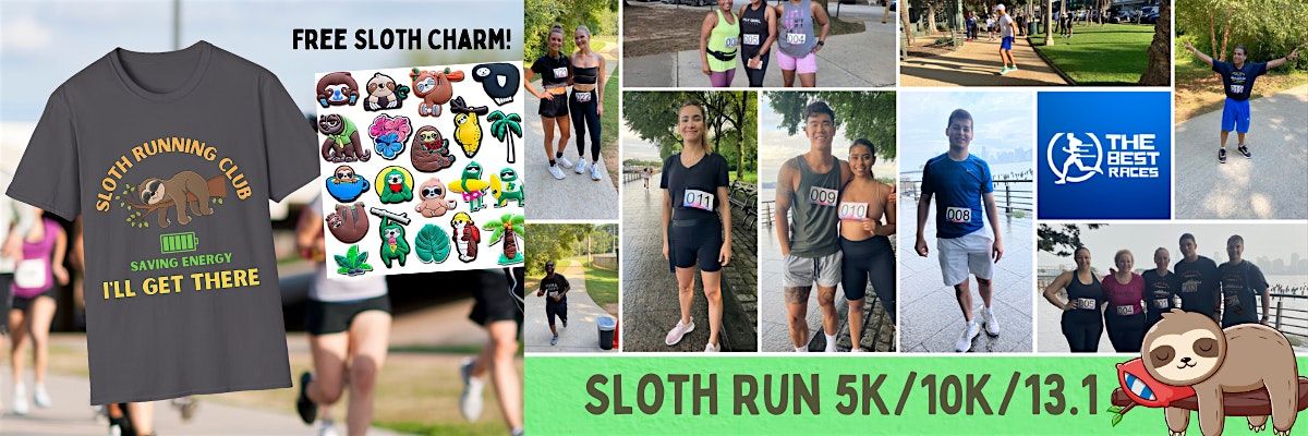 Sloth Runners Race 5K\/10K\/13.1 CHICAGO\/EVANSTON