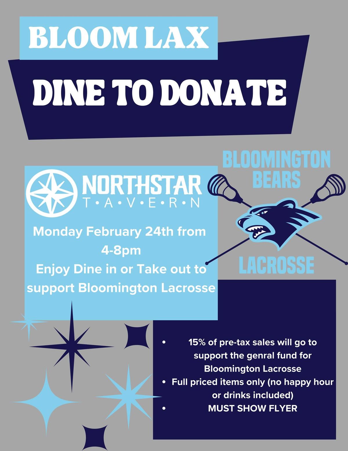 NorthStar Tavern - Dine to Donate