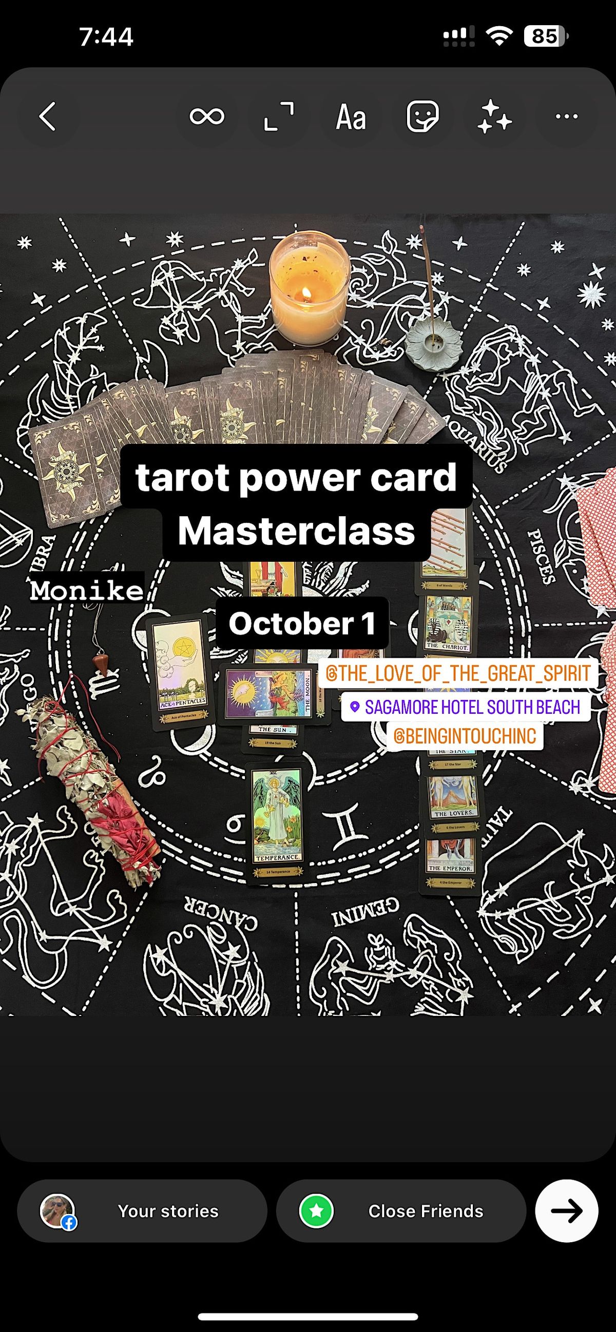 Tarot Power card Masterclass