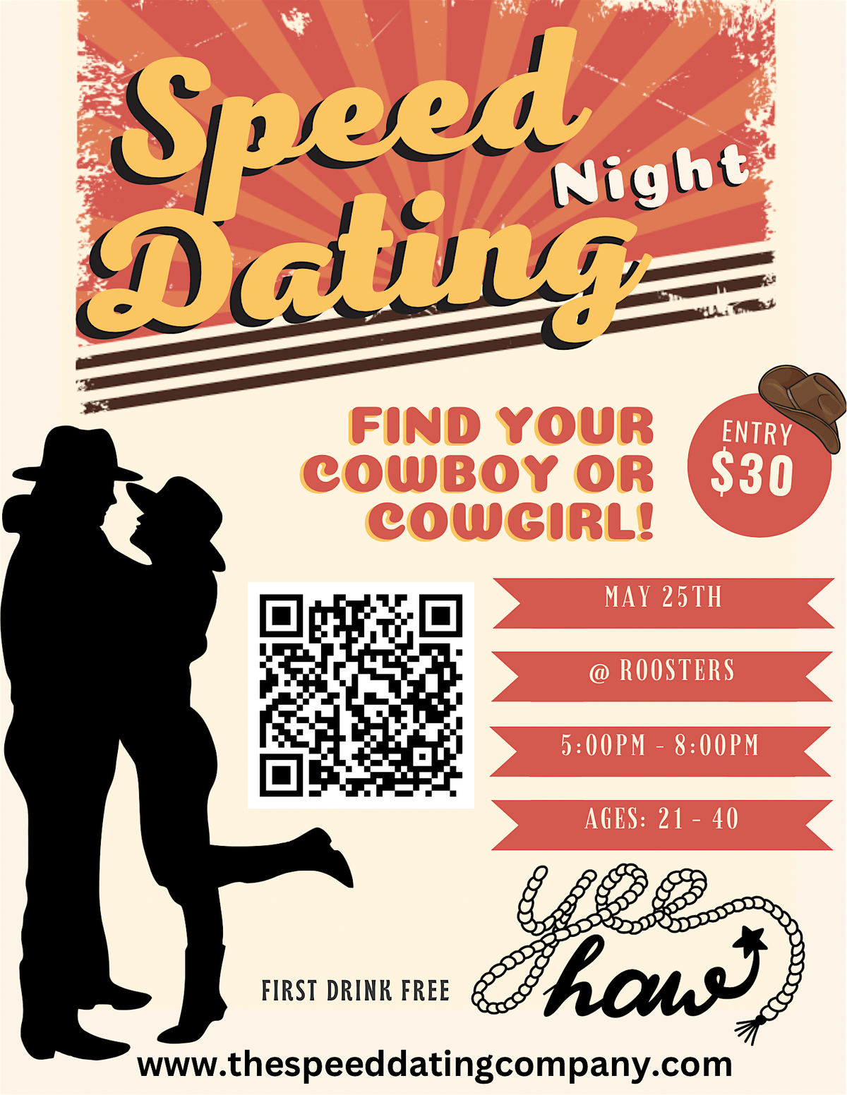 SPEED DATING Ages 21-35 Cowboy Edition