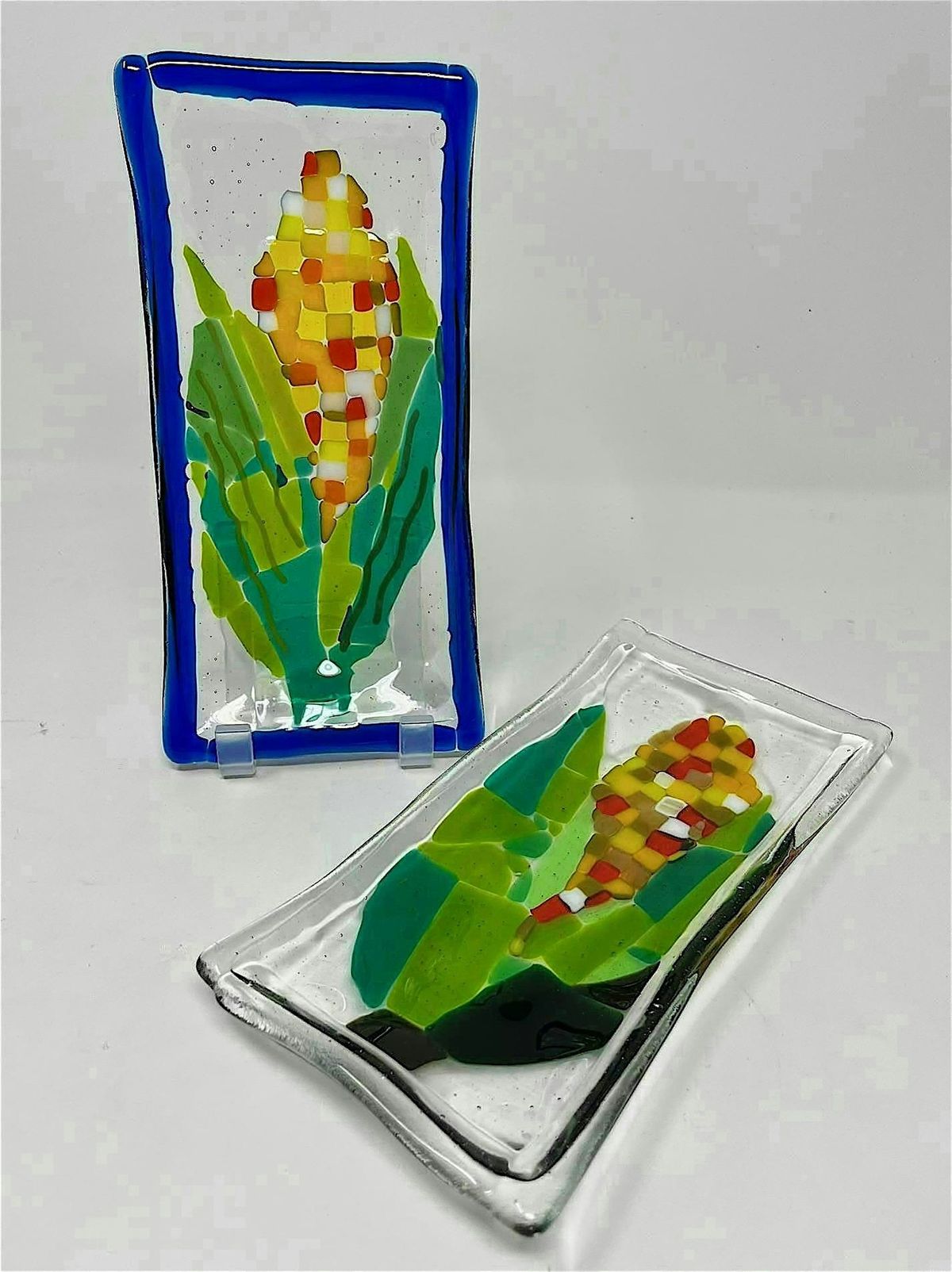 Create your own fused glass 'Corn Tray'...you are in Indiana!