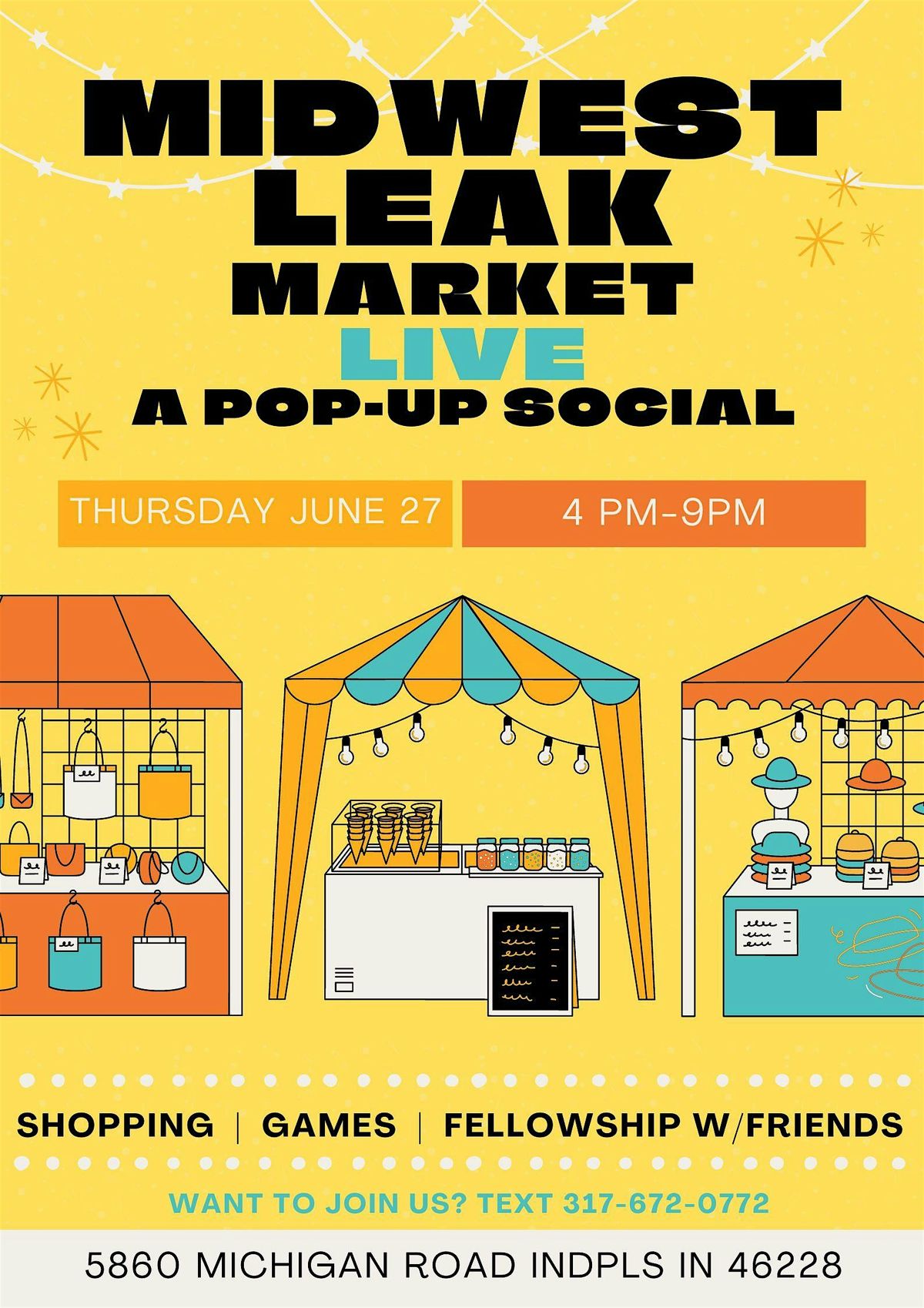 Midwest Leak Market LIVE: A Pop-Up Social