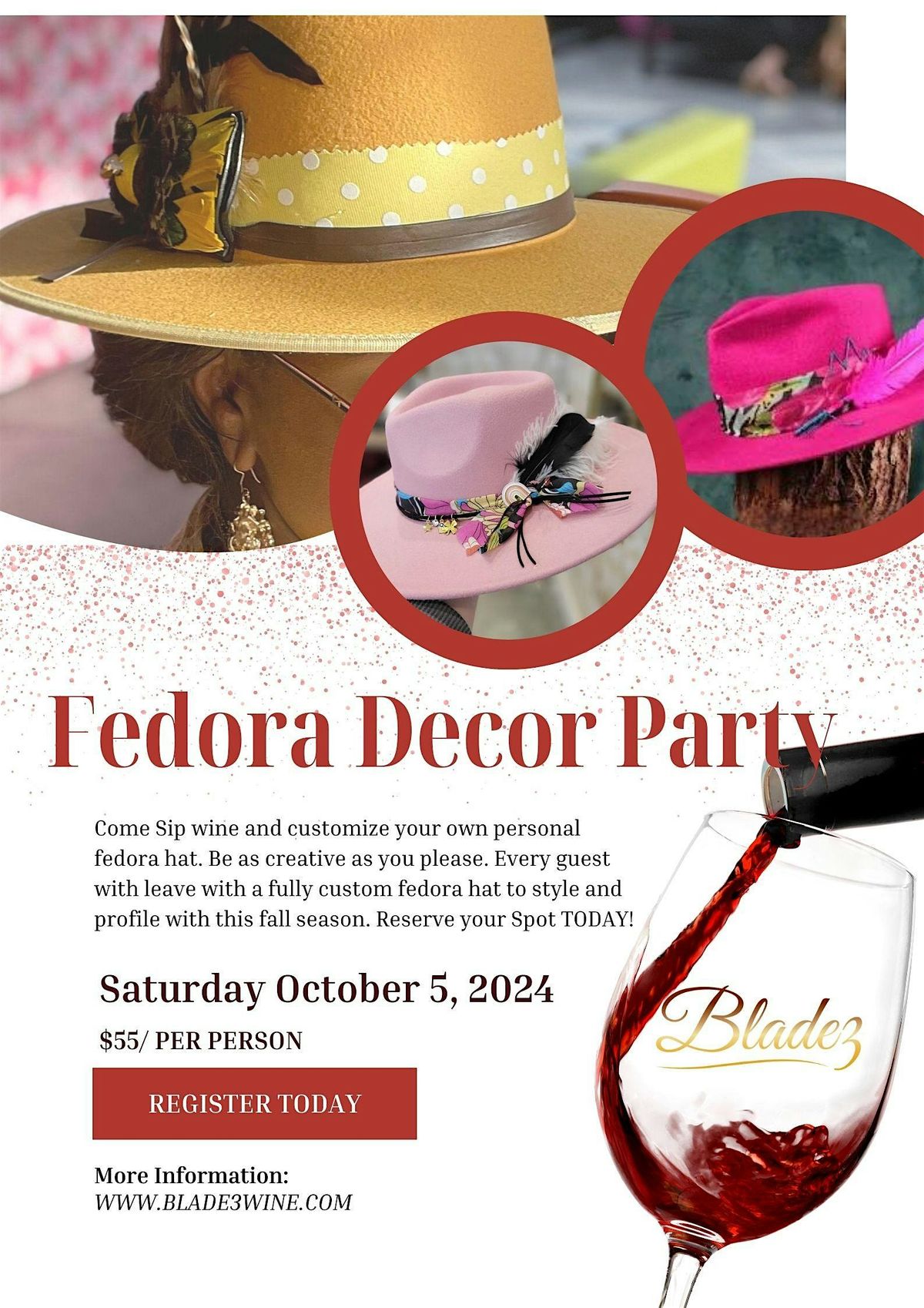 Fedora Hat Decorating Party