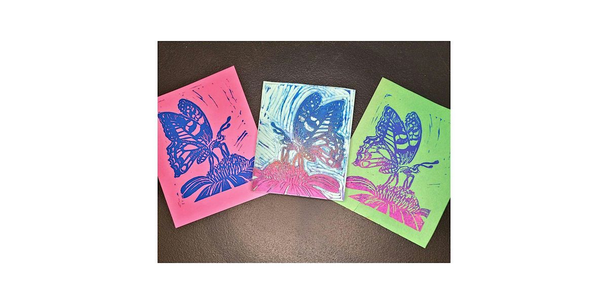 Fluttering Impressions: Butterfly Printmaking  Class
