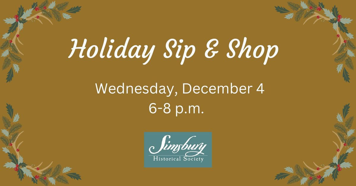 Holiday Sip & Shop