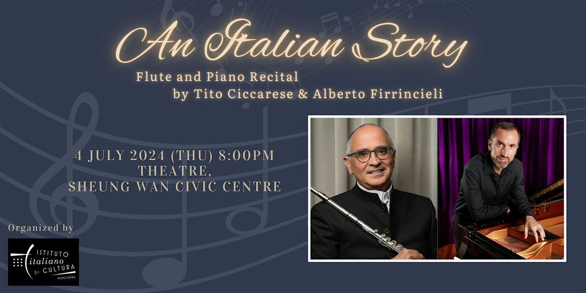 An Italian Story: Flute and Piano Recital
