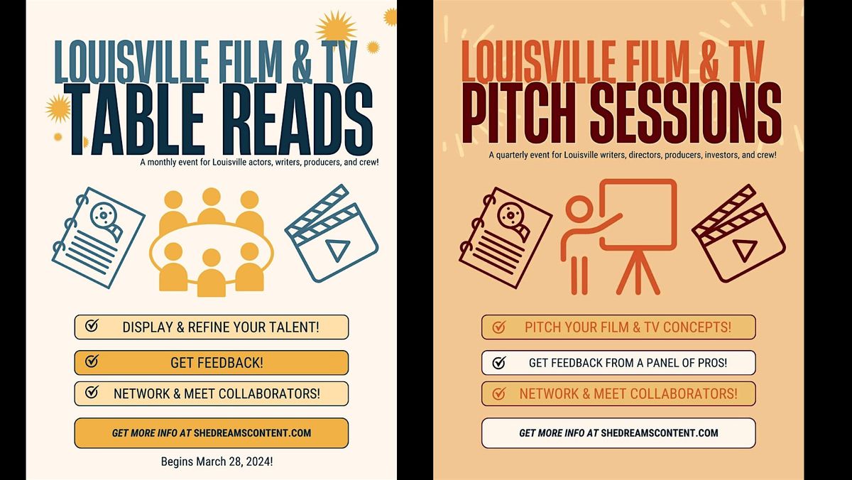 Louisville  Film, TV and media pitch sessions