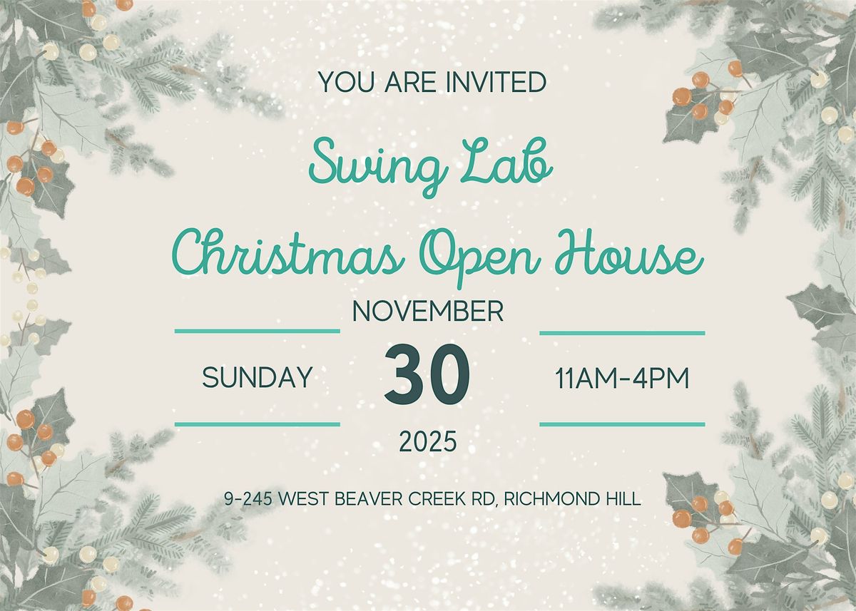 SWING LAB - Christmas Open House