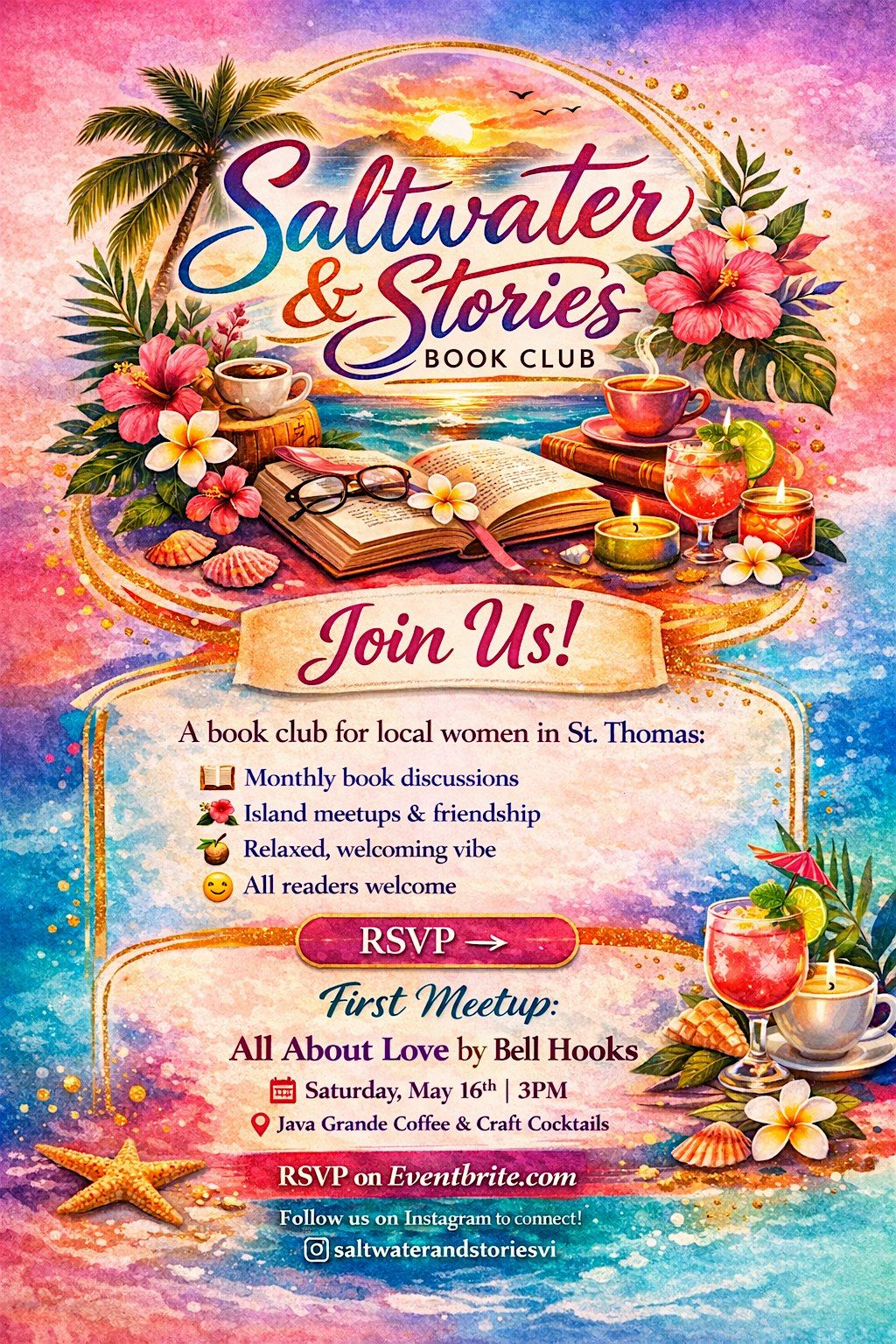 Saltwater & Stories Book Club- Launch Meeting