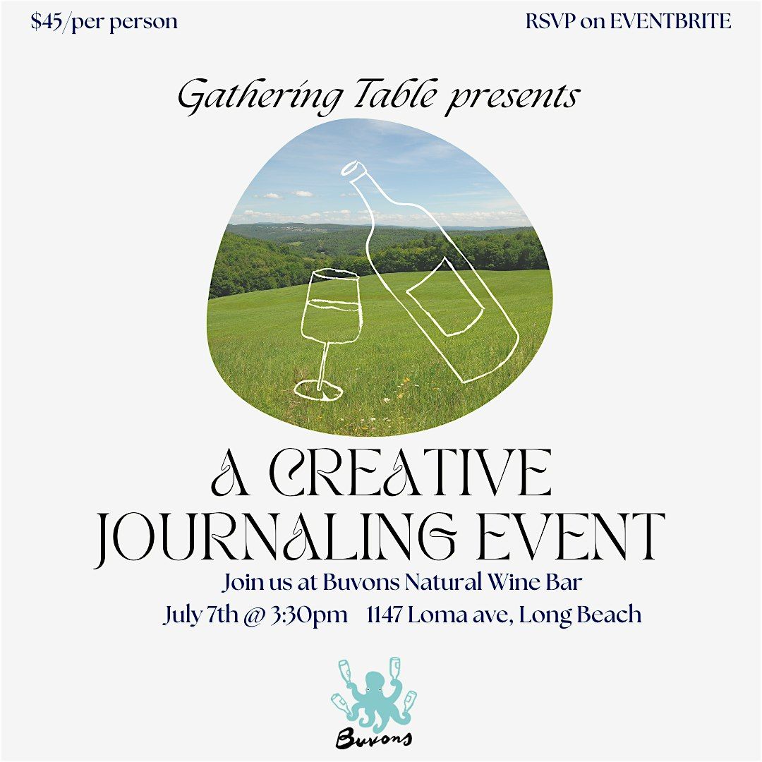 Gathering Table presents a creative journaling event