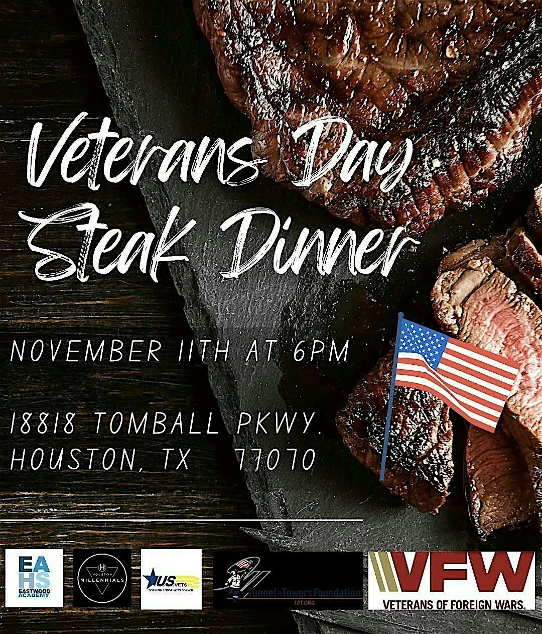 Veterans Day Steak Dinner - Tunnel to Towers